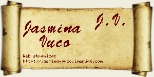 Jasmina Vučo vizit kartica